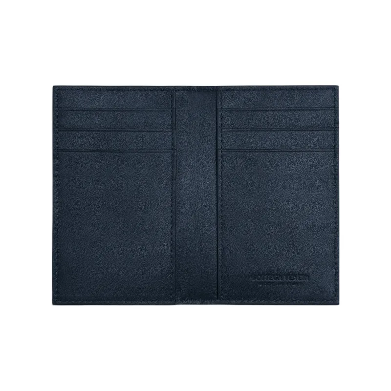 Bottega Veneta Cow Leather Wallet, Card Holder Men's Space Gray-1