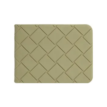 Bottega Veneta Cow Leather Wallet Men's Lime Green