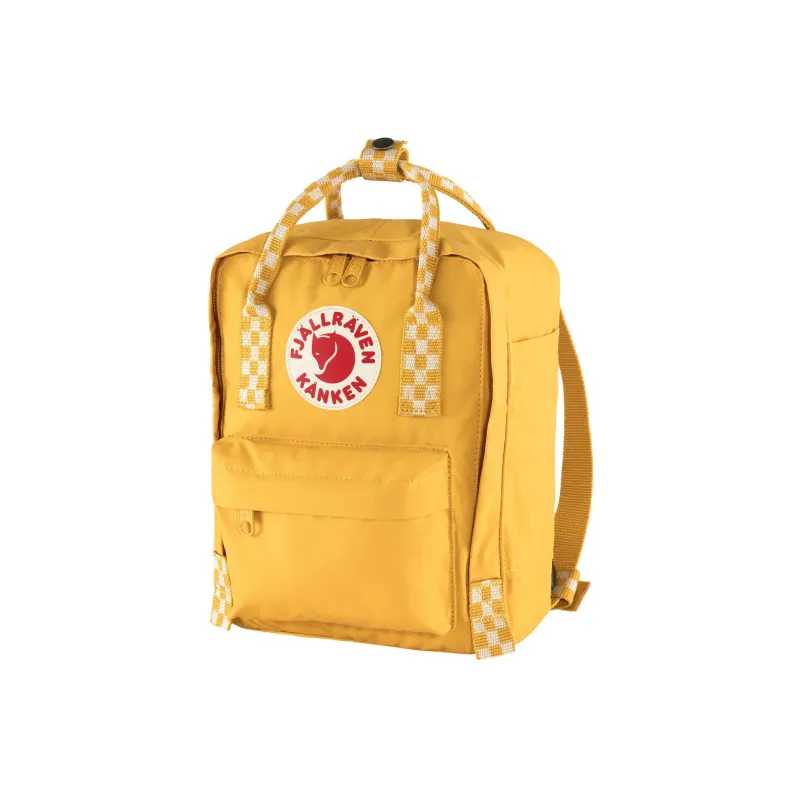 Fjallraven Kanken Vinylon Sports Backpack Mini Unisex Ochre/Chessboard-1