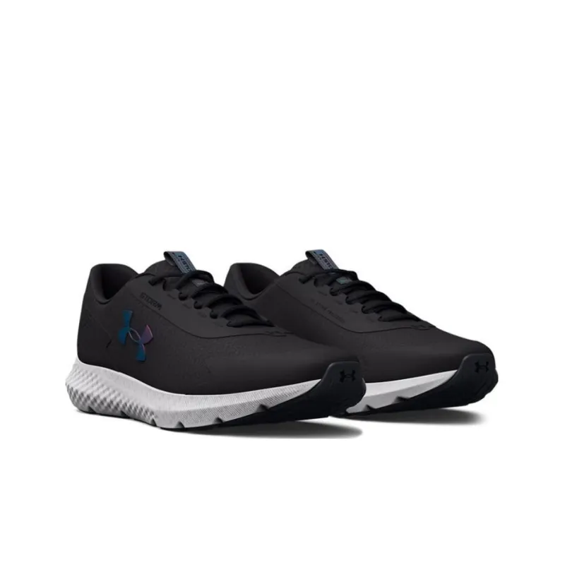 Under Armour Charged Rogue 3 Storm 'Jet Grey Petrol Blue'-2