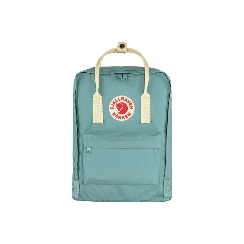 Fjallraven Kanken 16L Outdoor Bags Vinylon Sky Blue & Oak Unisex-0