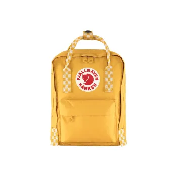 Fjallraven Kanken Vinylon Sports Backpack Mini Unisex Ochre/Chessboard