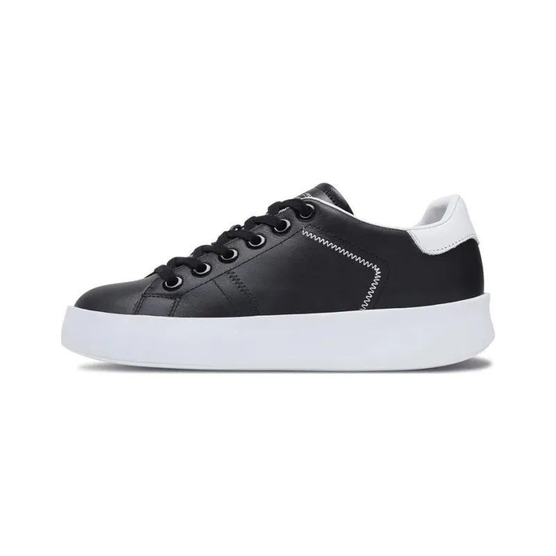 Skechers Traffic Anti-Slip Wear-Resistant Low-Top Skateboard Shoes Women's Black White-0