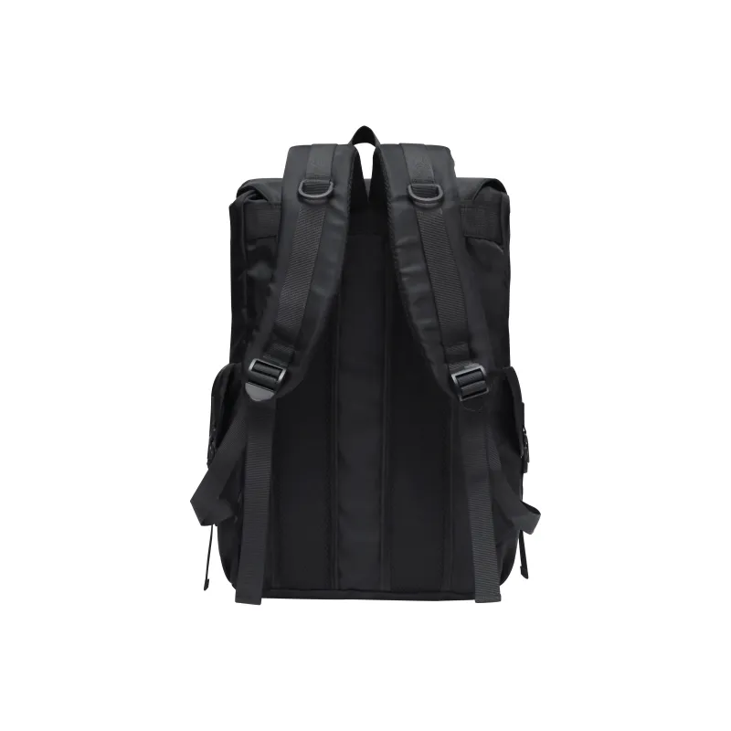 KONADCT Oxford Backpack Large Size Unisex Black Gray-2
