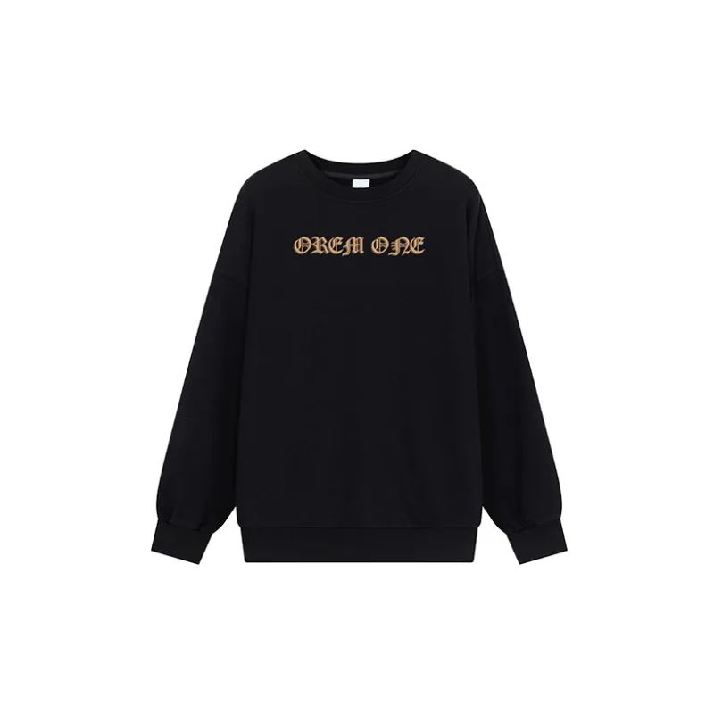 OREM ONE Crew Neck Loose Fit Sweatshirt Fall Unisex-6