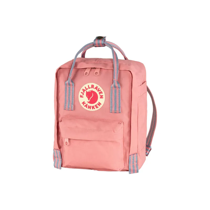 Fjallraven Kanken Backpack Outdoor Bag Polyester 7.5L Pink Long Stripes Unisex-1