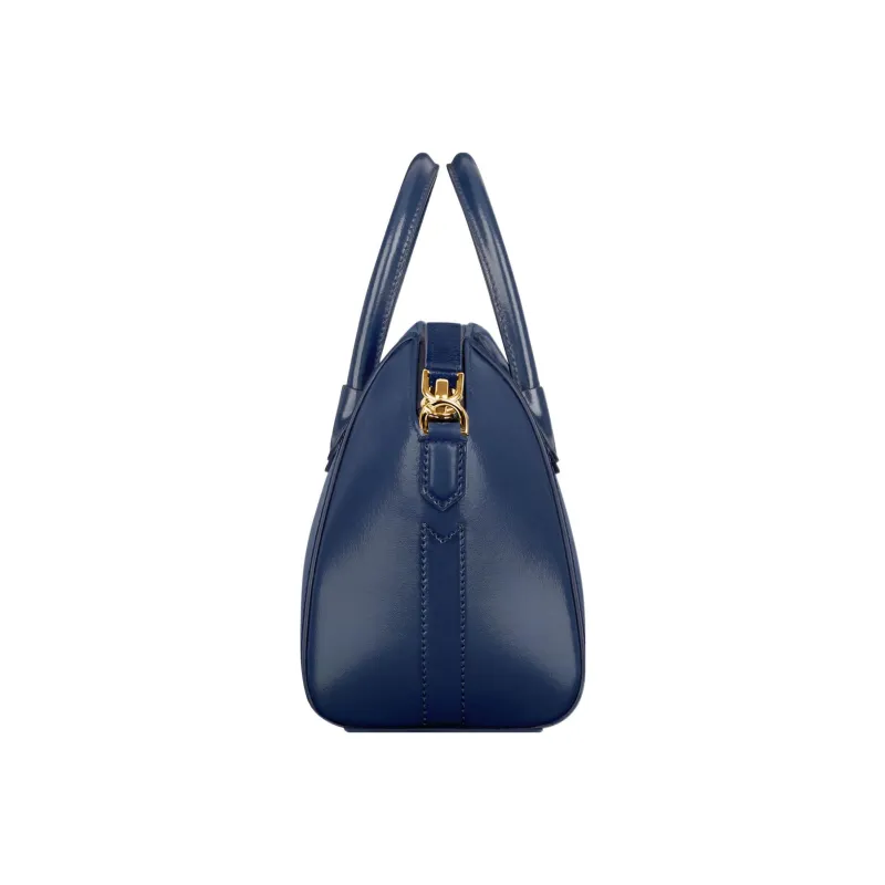 Givenchy Antigona Cow Leather Shoulder Bag Crossbody Bag Handbag Small Size Women's Marine Blue-1