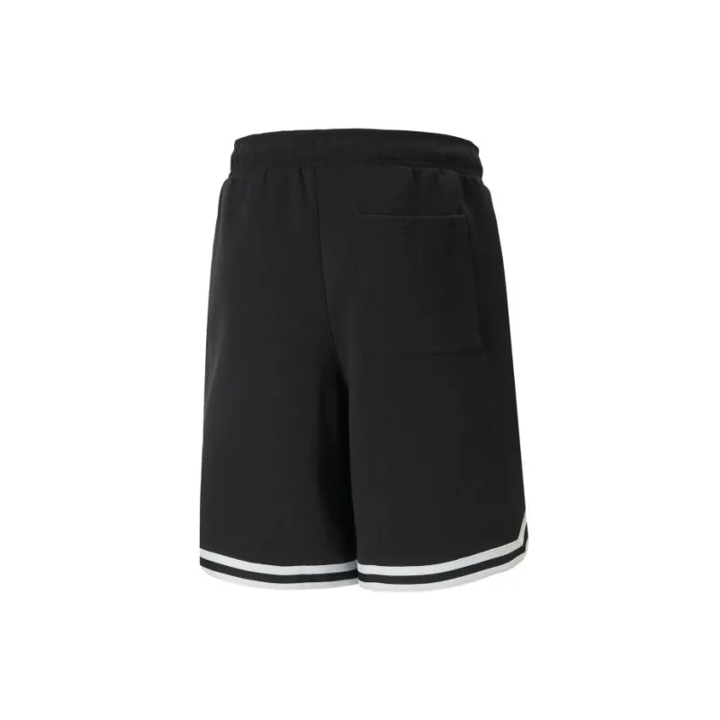 PUMA Mix Badge Bomber Jac Casual Shorts Men Black-1