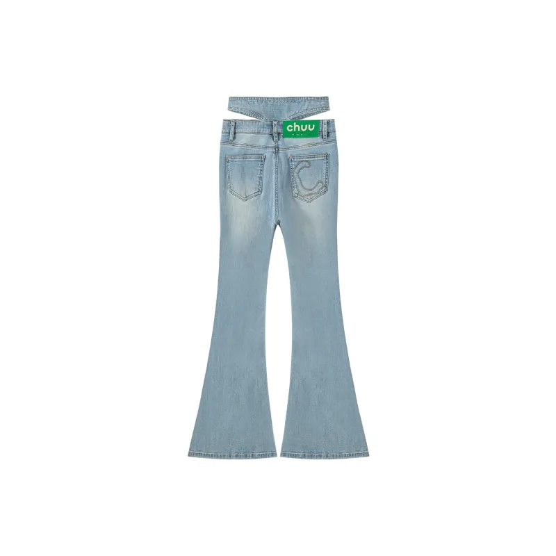 CHUU Flared Pants Jeans Women's-3