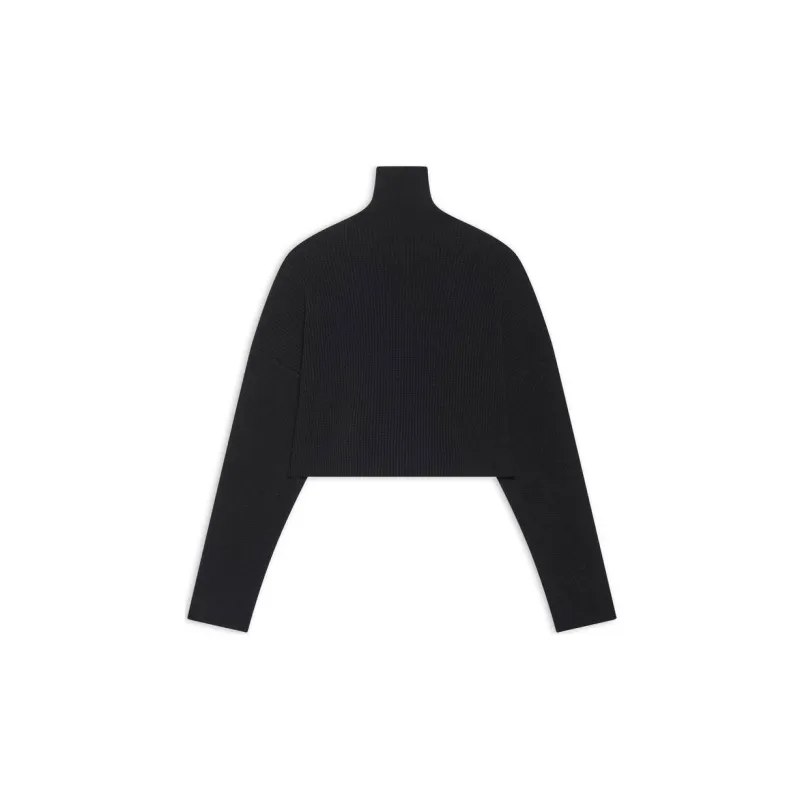 Balenciaga FW22 Loose Fit Sweater Women's Black-1