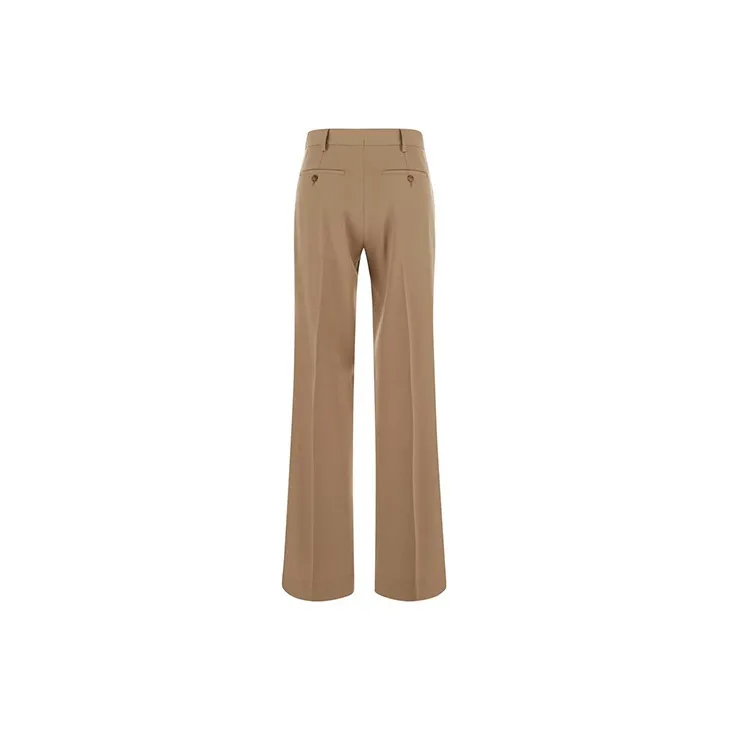 Burberry Colour Block Grain De Poudre Tailored Trousers 'Black'-1