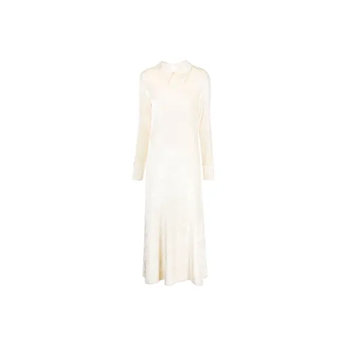 JIL SANDER Long-Sleeved Dresses Women's Light Beige