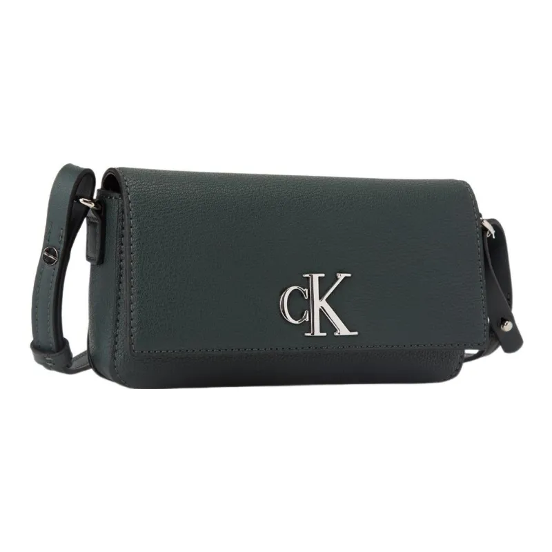 CALVIN KLEIN Artificial Leather Shoulder Bag Crossbody Bag Women's Dark Ink Green-1