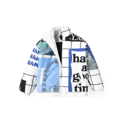 GENANX Puffer Jackets Unisex Personalized Print