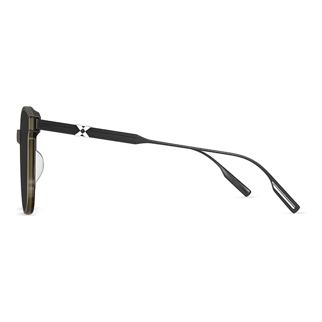 MOLSION Plate Frame Square Sunglasses Unisex-9