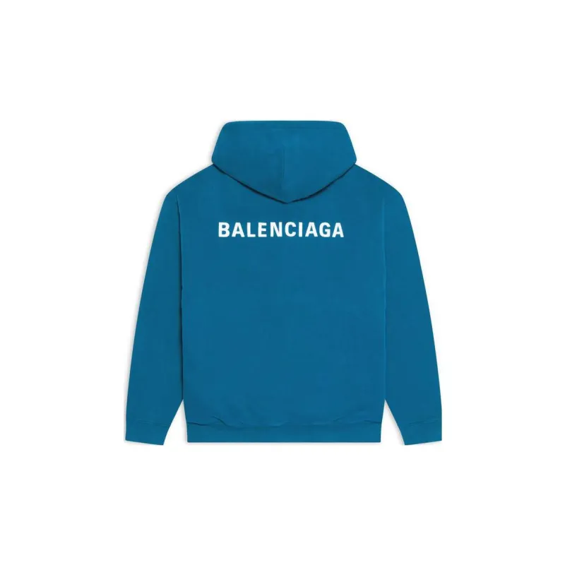 Balenciaga FW22 Sweatshirt Regular Fit Men's Blue-1
