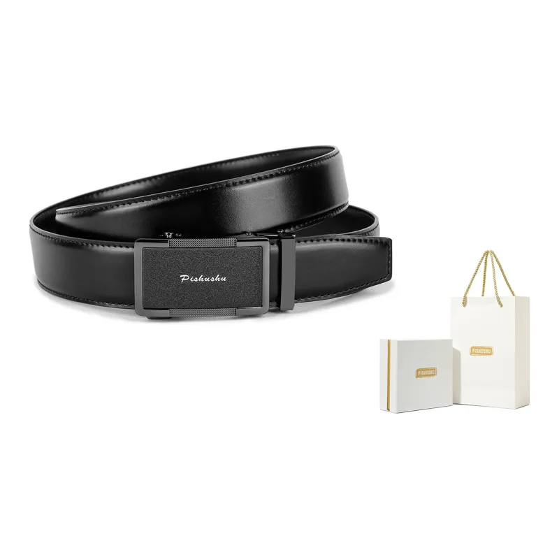 PISHUSHU Leather Belts Men-0