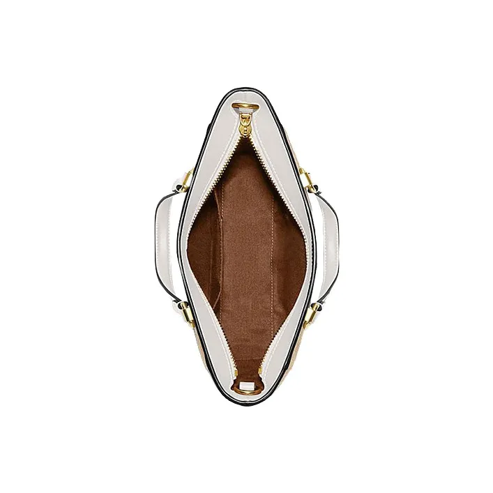 COACH Alice Leather Shoulder Bag, Crossbody Bag, Handbag Trumpets Women's Light Brown-2