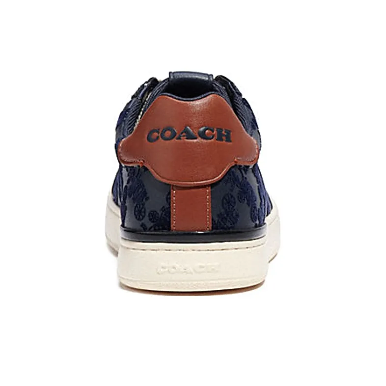 COACH Lowline Low Top Stylish Skateboarding Shoes Men's Blue-4