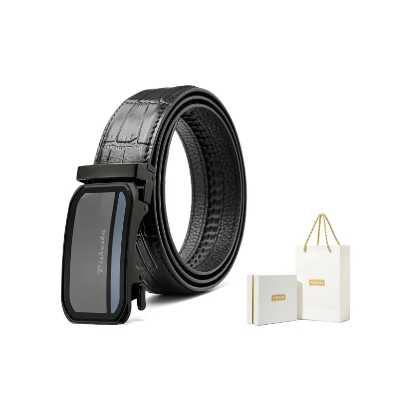 PISHUSHU Leather Belts Men-11