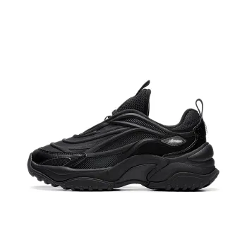 LiNing Aurora WindWalker V2 Cushioned Slip Resistant Low Top Casual Shoes Women's Black