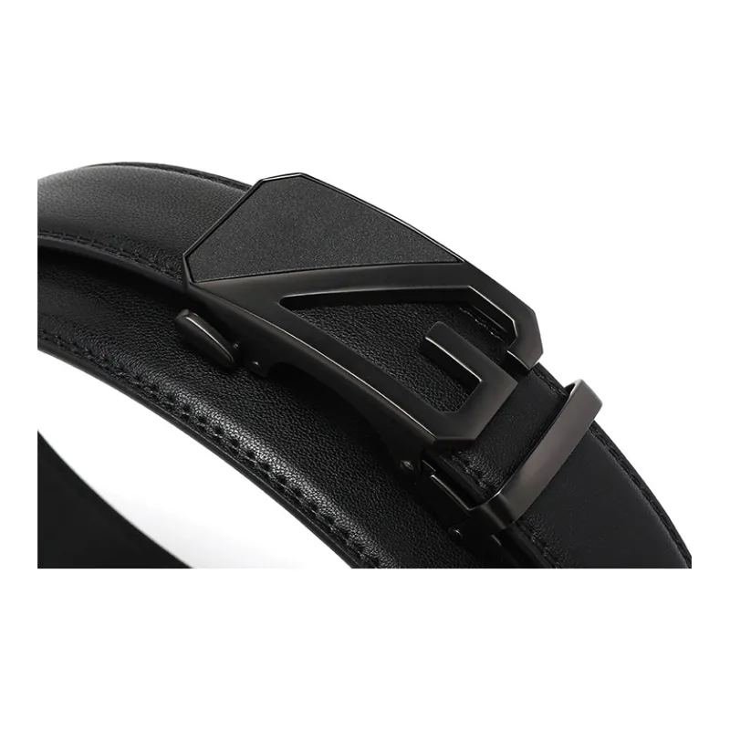 FREE RABBITⅡ Youth Cow Leather Automatic Buckle Leather Belts Men's-5