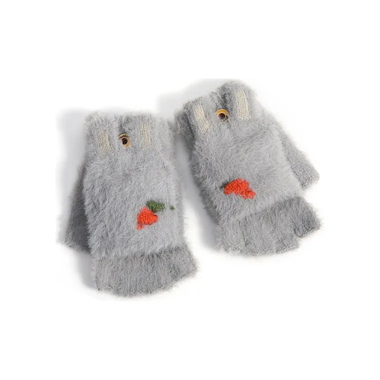 FREE RABBITⅡ Polyester Knit Gloves Women's-6