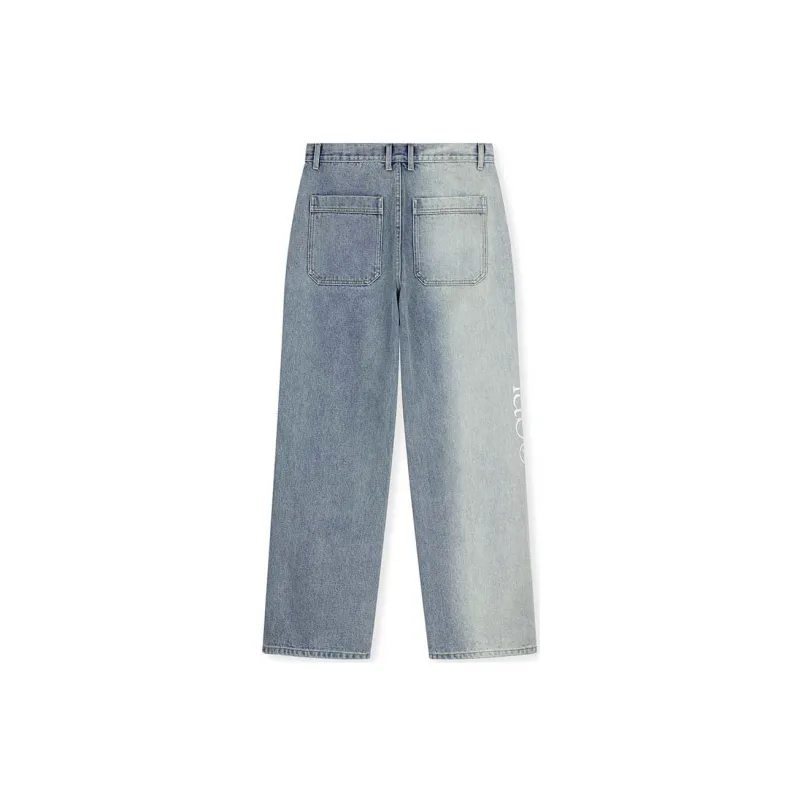CONKLAB Straight Moderate Jeans Unisex Denim Blue-1