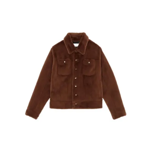 SAINT LAURENT Jackets Men Brown