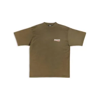 Balenciaga Men's Political Campaign Large Fit T shirt