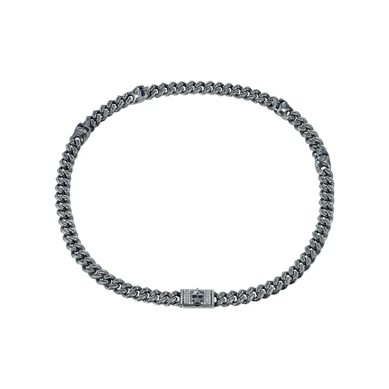 APORRO Necklaces Men Silver-1