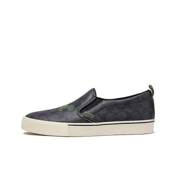 COACH Stylish Skateboarding Shoes Men's Black