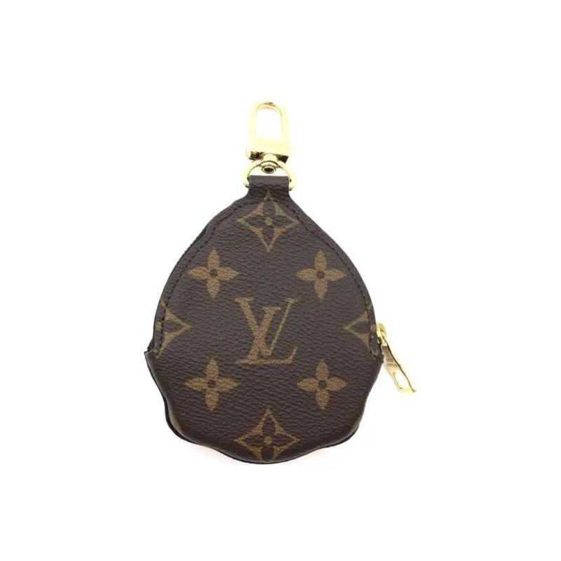 LOUIS VUITTON NIGO DUCK COIN CARD HOLDER Leather Coin Card Holder Unisex Yellow Green-2