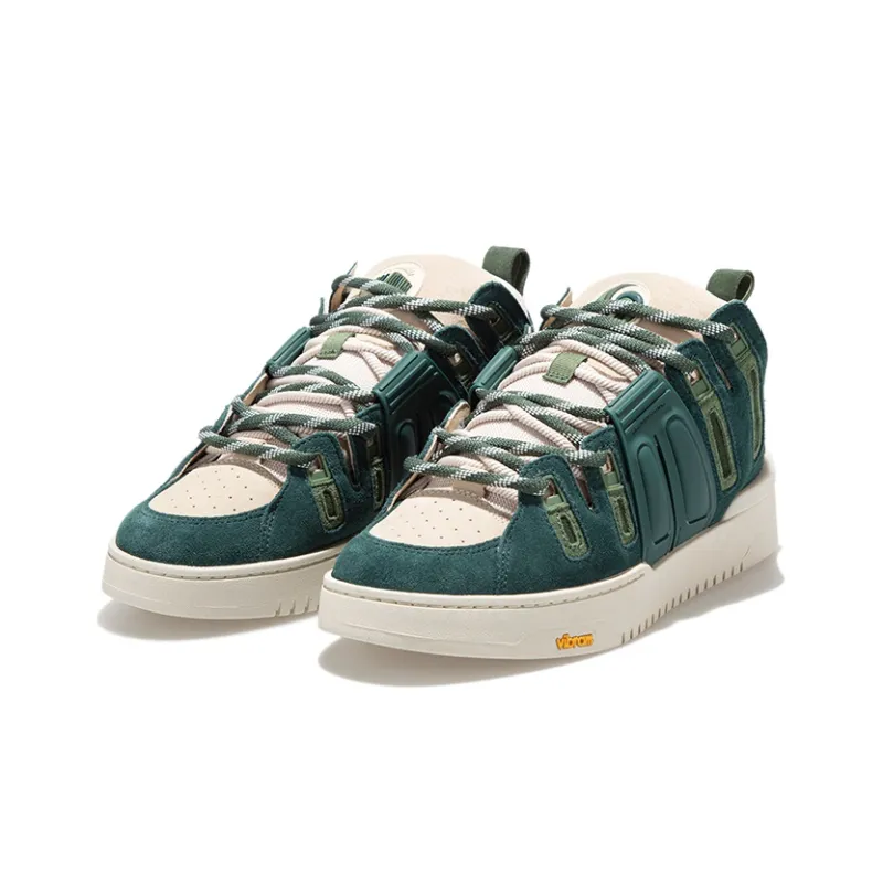 Palladium Skate Thin Low Top Skateboard Shoes Men's Green-1