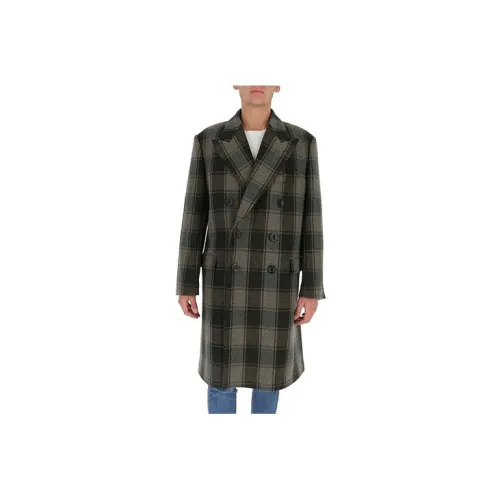 DRIES VAN NOTEN Coats Men Dark Green