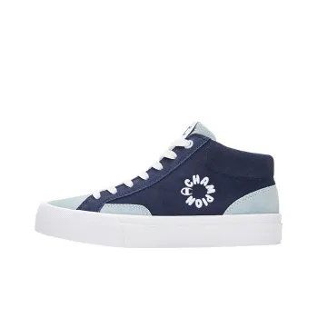 Champion Essentials Collection Skate Classic High 1.0 Mid Top Skateboard Shoes Women's Blue