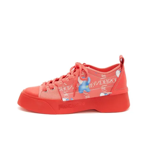 JW Anderson Lifestyle Shoes Men Low-Top Bright Red