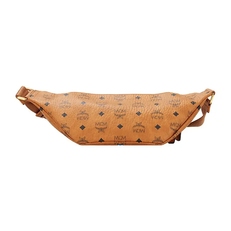 MCM Fursten Belt Bag Medium Visetos Cognac-3
