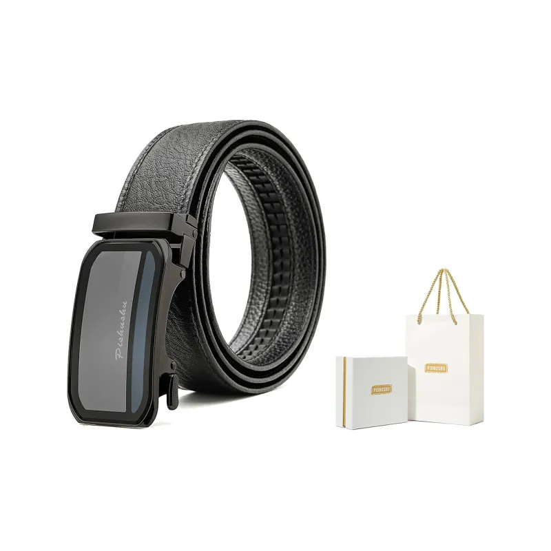 PISHUSHU Leather Belts Men-8