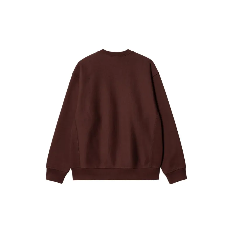 Carhartt WIP Sweatshirts Men Brown Red-1