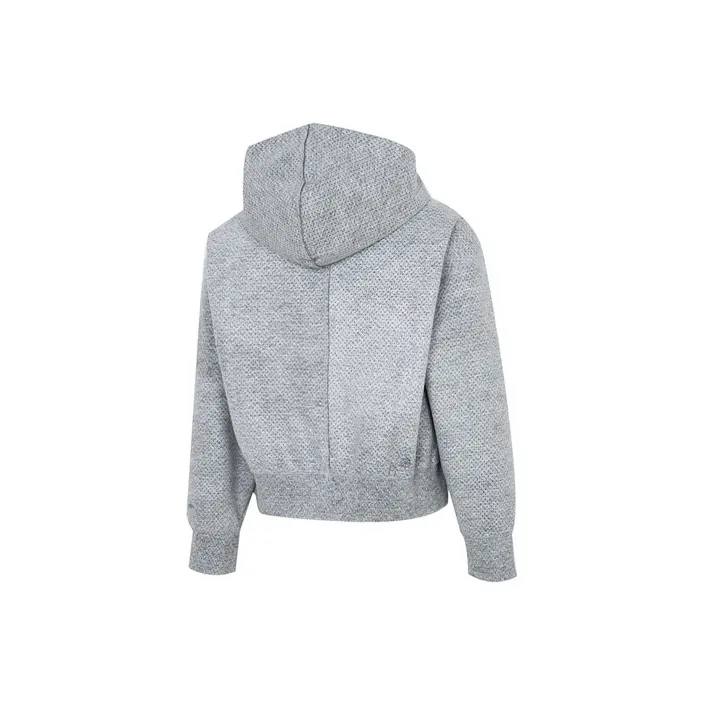 Nike Cropped Coats Women's Gray-1