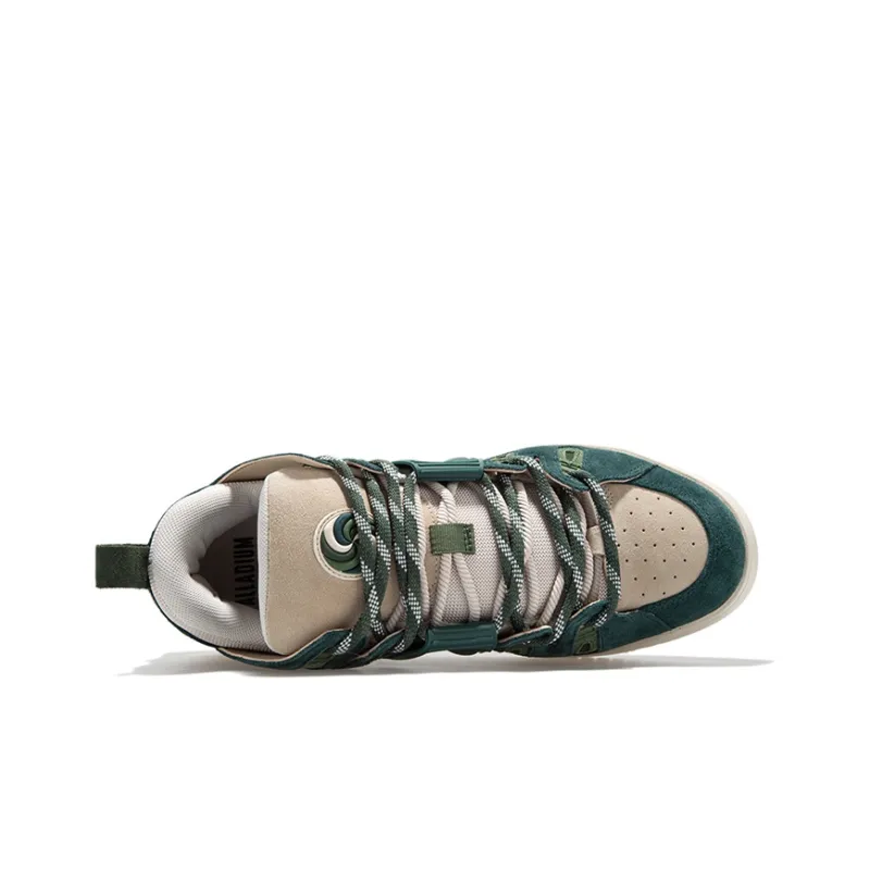 Palladium Skate Thin Low Top Skateboard Shoes Men's Green-2