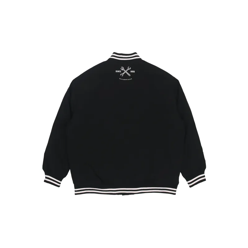 Dickies Stripes Baseball Collar Puffer Jacket Men's Black-1