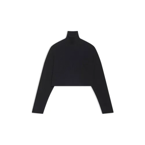 Balenciaga Crop Tops Women's Black