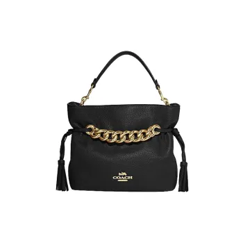 COACH Andy Cow Leather Handbag Shoulder Bag Crossbody Bag Medium Size Women's Black