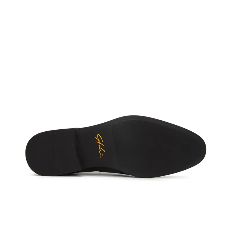 Satchi Dress Shoes Men Low Top Black-5