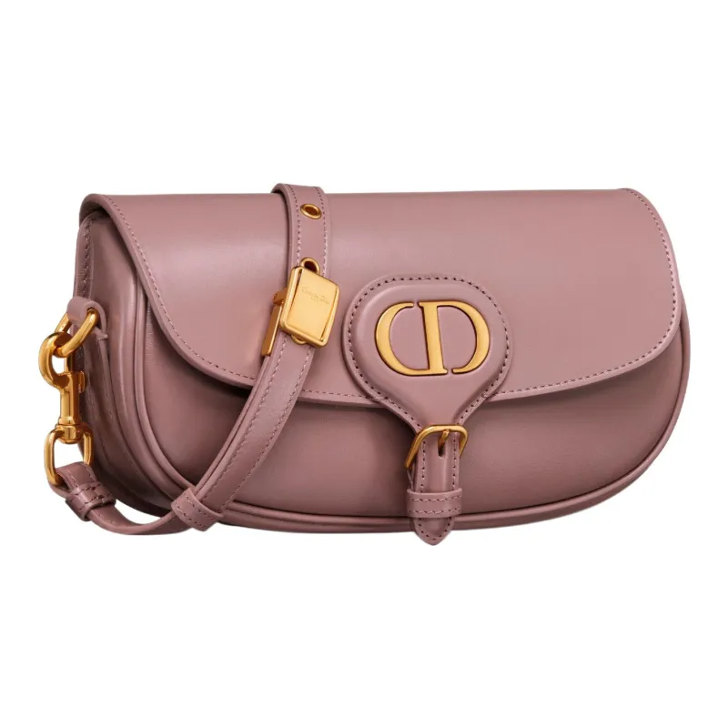 DIOR Bobby Smooth Cow Leather Shoulder Bag, Crossbody Bag Regular Women's Peony Pink-2