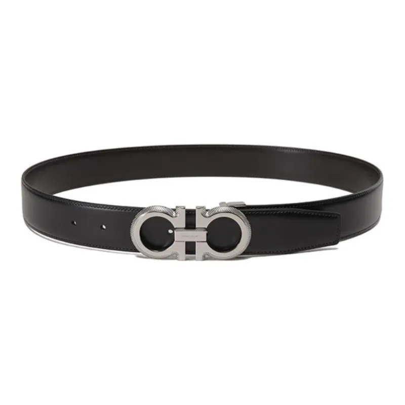 Ferragamo Gancini Leather Belts Men-2