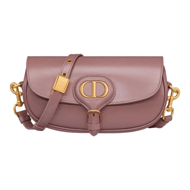 DIOR Bobby Smooth Cow Leather Shoulder Bag, Crossbody Bag Regular Women's Peony Pink-0
