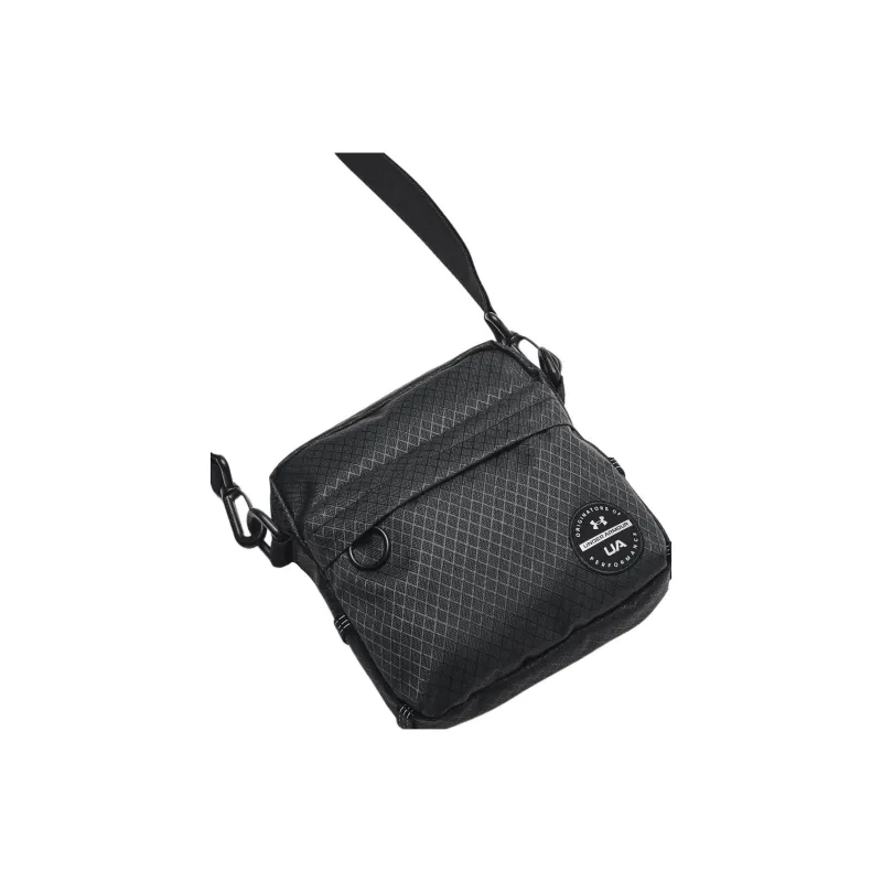 Under Armour Polyester Shoulder Bag, Crossbody Bag Regular Unisex Pure Black-0